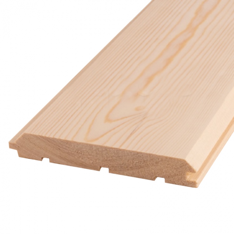 Имитация бруса из лиственницы 20x140x2000-6000 мм класс A